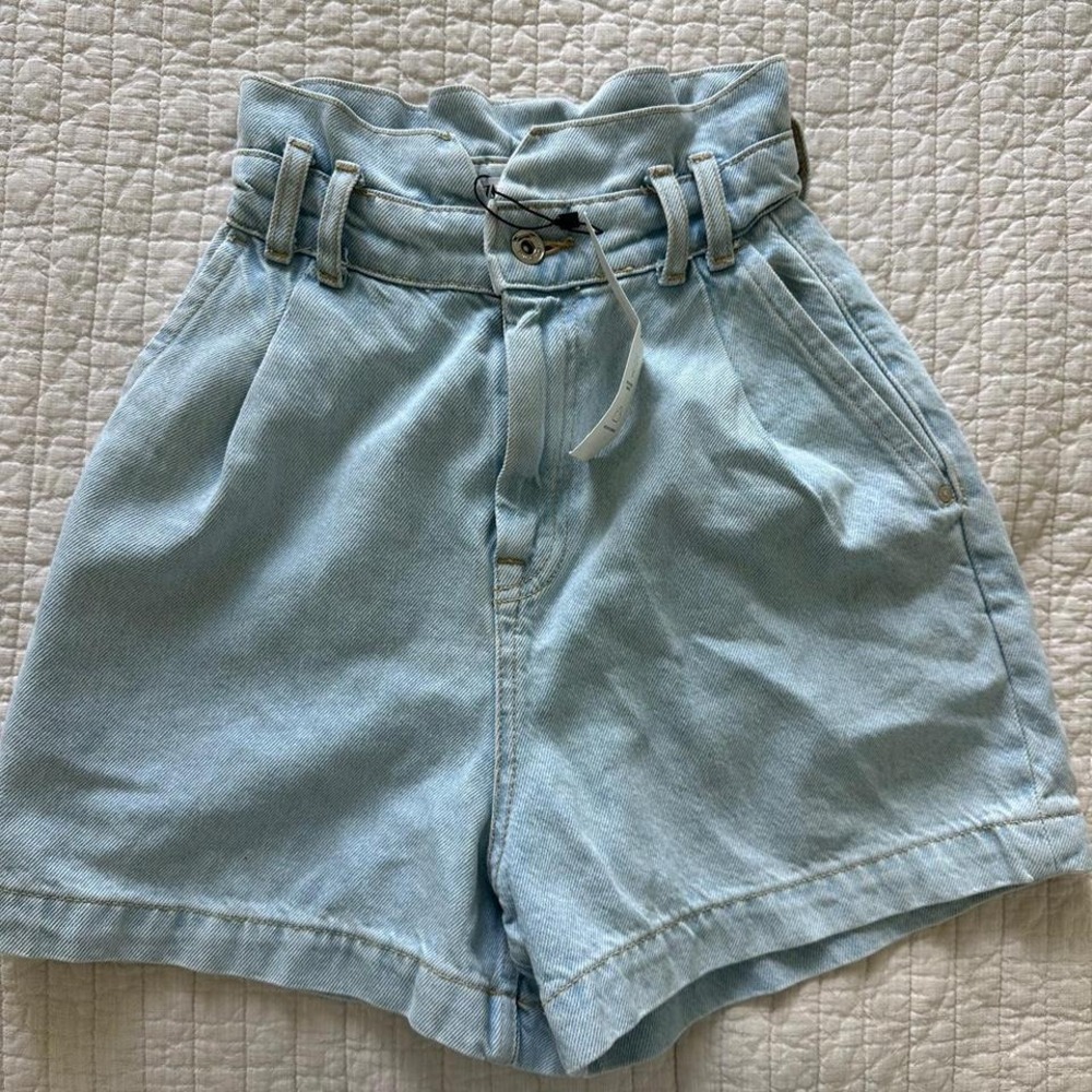 Light blue denim Zara shorts